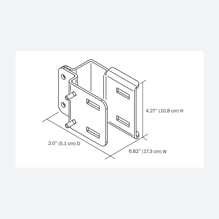 Gamber Johnson Linde Roll Formed Pillar Bracket 7160-0815