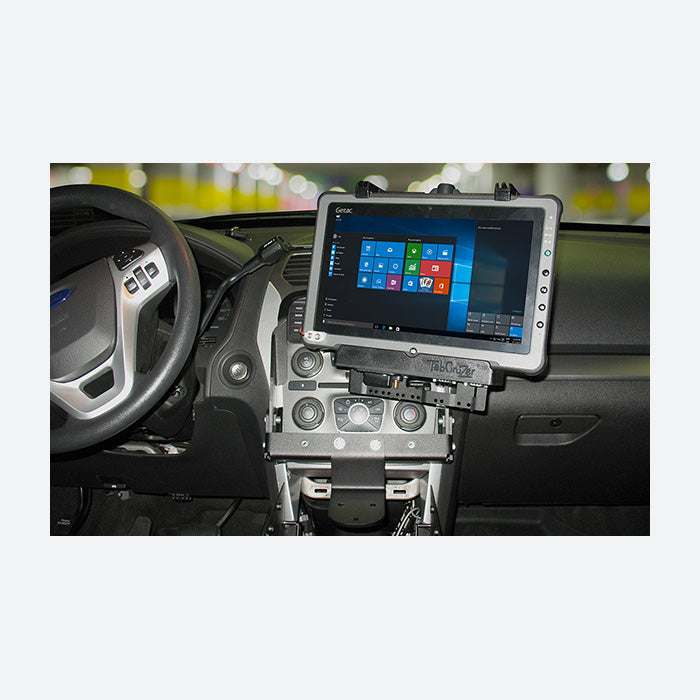Front Police Keyboard Gamber Johnson Ford Police Interceptor Utility On-Dash Keyboard Mount ...