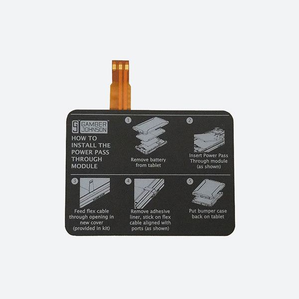 Gamber Johnson Samsung Galaxy Tab Active2 Power Pass Through Module 7160-1023-00