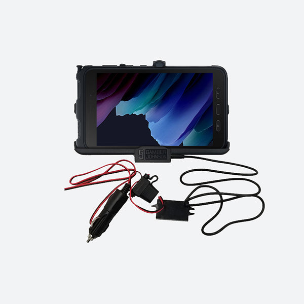 Gamber Johnson Samsung Galaxy Tab Active 2/3/5 Charging Cradle w Power Adapter and Cigarette Lighter Connector 7160-1313-01
