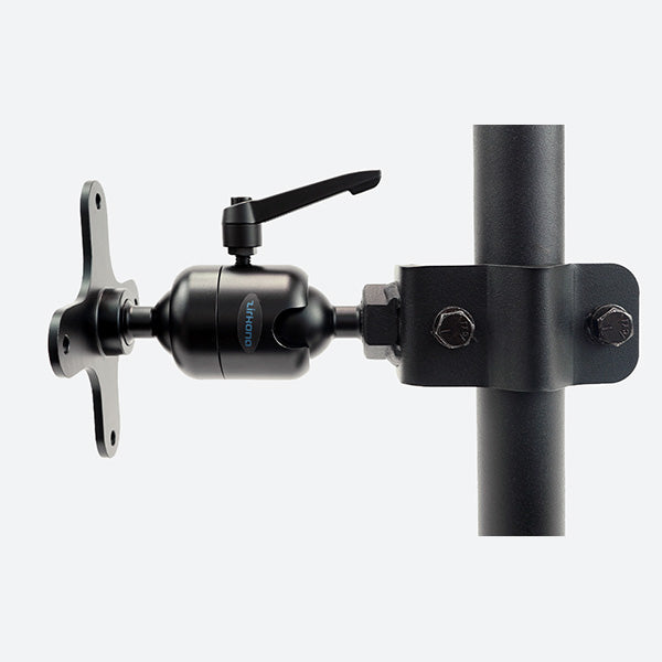 Gamber Johnson Zirkona 3/4 to 1-7/8 inch Pole Mount w VESA 75mm Mounting Plate 7160-1367-01