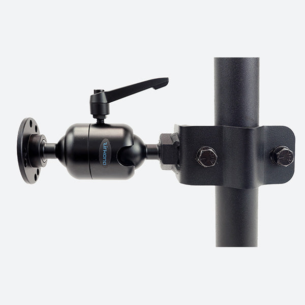 Gamber Johnson Zirkona 3/4 to 1-7/8 inch Pole Mount w AMPS/NEC Mounting Plate 7160-1367