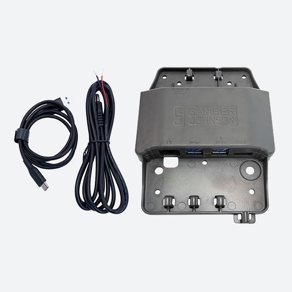Gamber Johnson Rugged USB Hub w Bare Wire and USB-A Data Cable 7160-1393-02