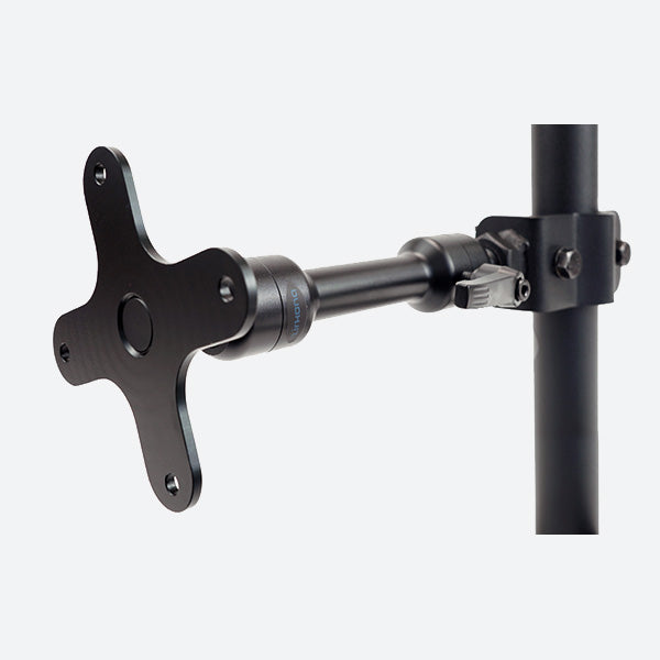 Gamber Johnson Zirkona 3/4 to 1-7/8 inch Pole Mount w 6 inch Medium Dog-Bone and VESA 75mm Plate 7160-1533-01