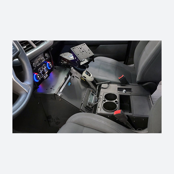 Gamber Johnson 2021-2024 Chevrolet Tahoe Wide Body Console w Internal Printer Mount 7160-1566-01