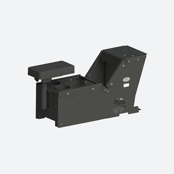 Console Centrale Gamber Johnson Per Ford Police Interceptor 2013-2019 Con Bracciolo E Portaoggetti