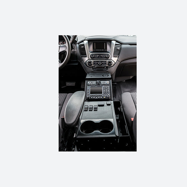Gamber Johnson Chevrolet/GMC Truck and Full-Size SUV Console w Armrest and Cup Holder 7170-0237-01