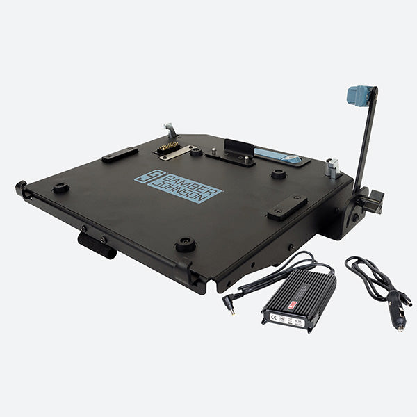 Gamber Johnson Getac V110 Dock w/ Lind 90W Auto Power Supply No RF 7170-0242