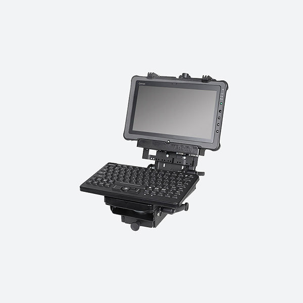 Gamber Johnson Tall Tablet Display Mount Mongoose and Quick Release Keyboard Tray 7170-0512-01
