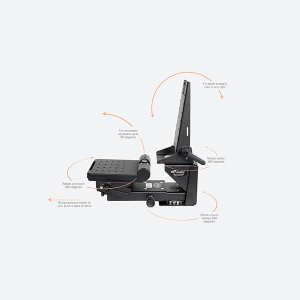 Gamber Johnson Independent Rotation Tablet Display Mount 7170-0514