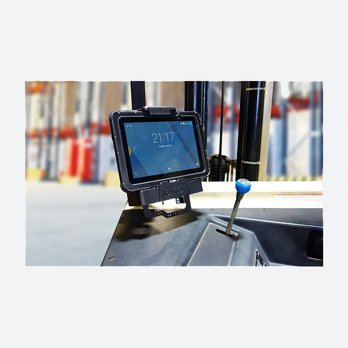 Gamber Johnson Zebra ET50/51 55/56 8-in. Powered Cradle w Lind 20-60 VDC Isolated Power Supply 7170-0527