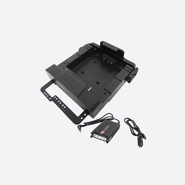 Gamber Johnson Zebra ET50/51 55/56 8-in. Powered Cradle w Lind Auto Power Supply 7170-0531