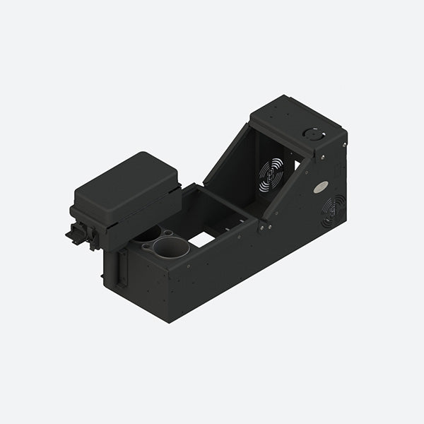 Gamber Johnson Universal Sloped Console w Cup Holder and Printer Armrest 7170-0579-02