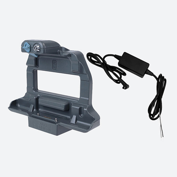Gamber Johnson Getac ZX70 Powered Charging Cradle w 12V Auto Adapter Bare Wire End 7170-0686-02