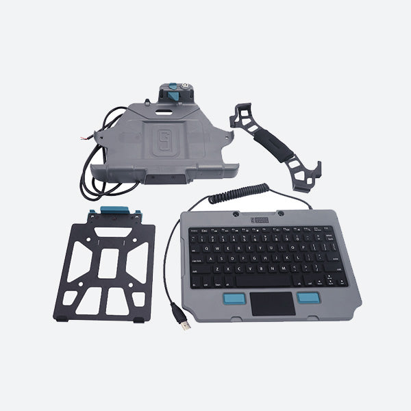 Gamber Johnson Samsung Galaxy Tab Active Pro/Active4 Pro Dock w/ Hand strap Rugged Lite Keyboard and Quick Release Keyboard Cradle 7170-0698-00