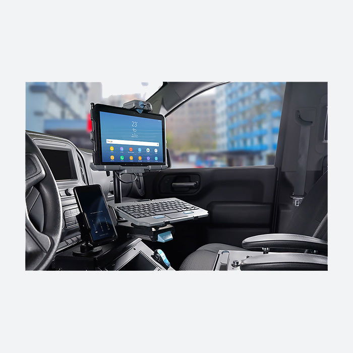 Gamber Johnson Samsung Galaxy Tab Active Pro/Active4 Pro Dock w/ Hand strap Rugged Lite Keyboard and Quick Release Keyboard Cradle 7170-0698-00