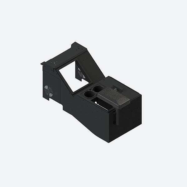 Gamber Johnson Ford Pickup Truck Console w Internal Cup Holder and Rear Armrest 7170-0727-01