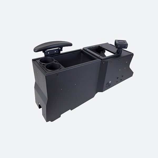 Gamber Johnson 2020+ Ford Police Interceptor Utility Full Depth Console w Center Mount Armrest and Cup Holder 7170-0822-01
