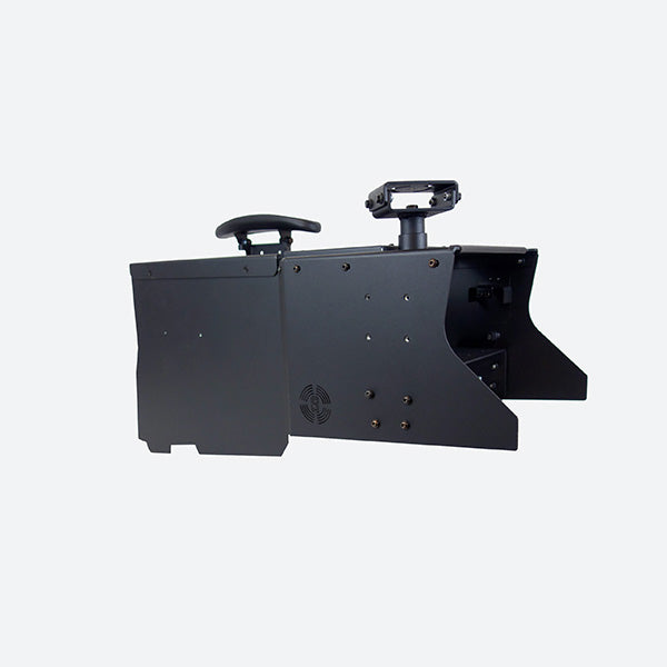Gamber Johnson 2020+ Ford Police Interceptor Utility Full Depth Console w Center Mount Armrest and Cup Holder 7170-0822-01