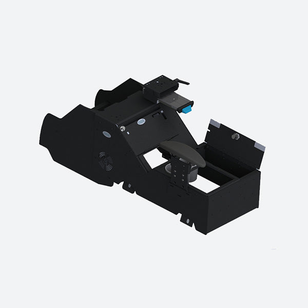 Gamber Johnson 2021-2024 Chevrolet Tahoe Wide Body Console w Internal Printer Mount Armrest Cup Holder and Mongoose XE 9-in. Motion Attachment 7170-0864-01