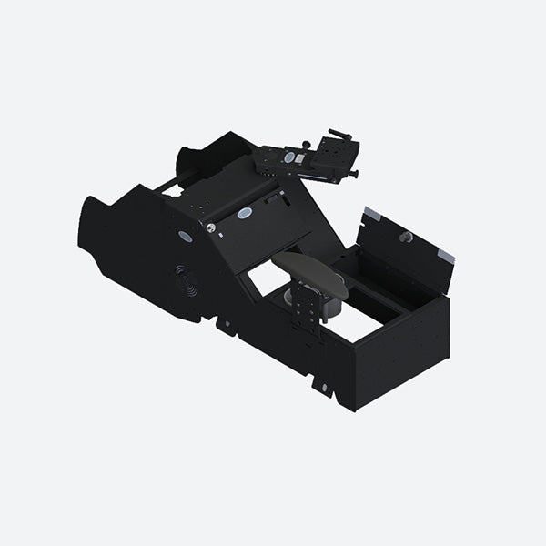 Gamber Johnson 2021-2024 Chevrolet Tahoe Wide Body Console w Internal Printer Mount Armrest Cup Holder and Mongoose 9-in. Locking Slide Arm w Short Clevis 7170-0864-02