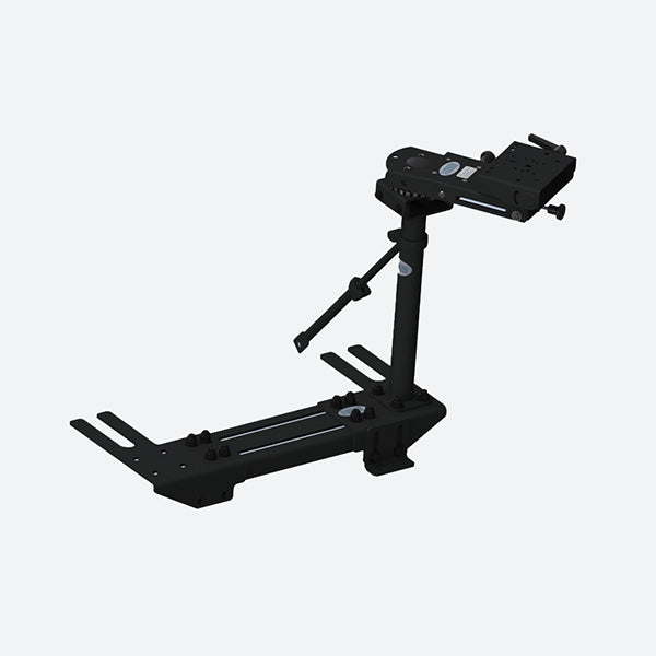 Gamber Johnson Universal Adjustable Seat Base Pedestal w Mongoose 9-in. Locking Slide Arm w Short Clevis 7170-0892-01