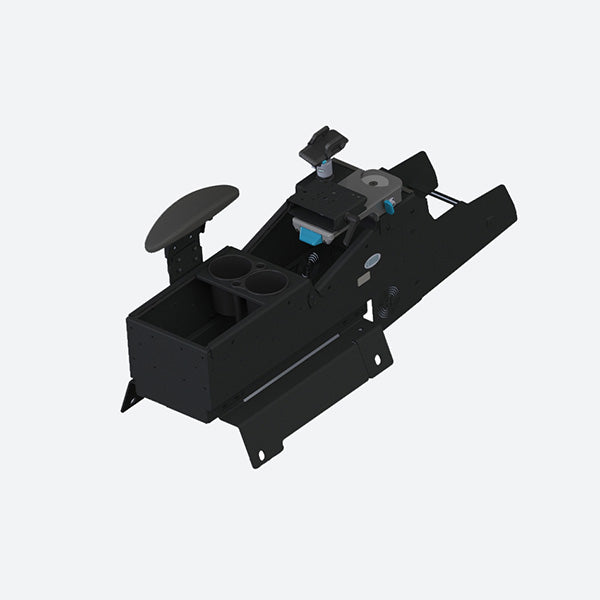 Gamber Johnson Chevy Tahoe Console w Side Armrest Cup Holder and Mongoose XLE 9-in. Motion Attachment 7170-0893-04