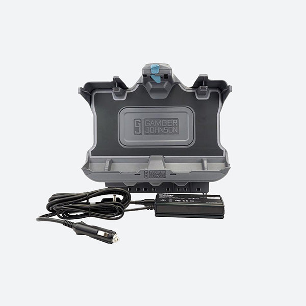 Gamber Johnson Getac F110 Vehicle Cradle w Cigarette Lighter Power Adapter 7170-0901-00