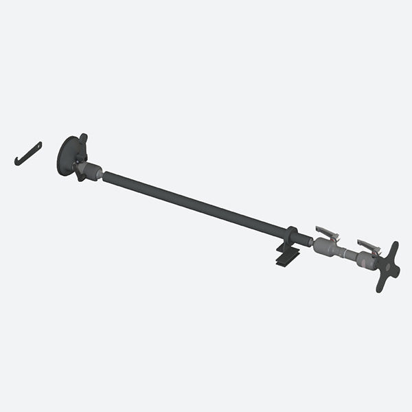 Gamber Johnson Suction Cup Mount w Dash Support and Dog-Bone w VESA 75mm Mounting Plate 7170-0942-01
