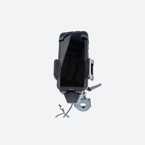 Gamber Johnson Universal Phone Charging Cradle w/ Zirkona Joiner and 7/8 Round Clamp 7170-0945