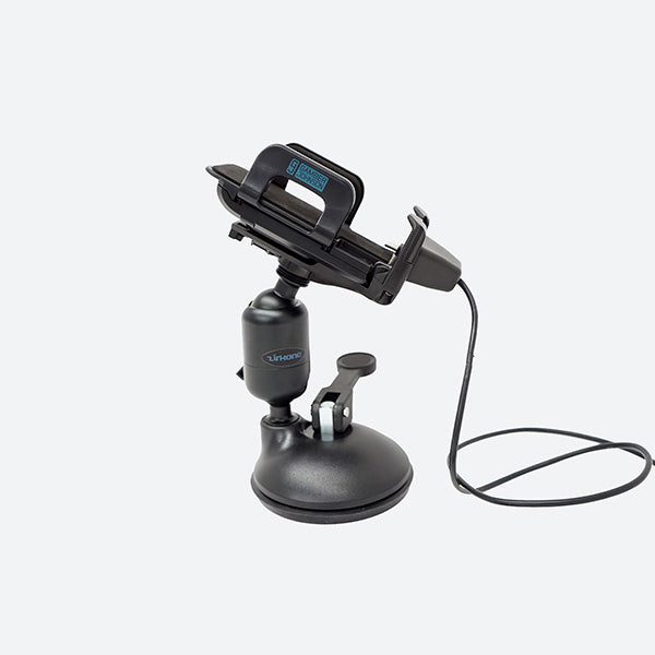 Gamber Johnson Universal Phone Charging Cradle w/ Zirkona Joiner and Small Suction Cup 7170-0947