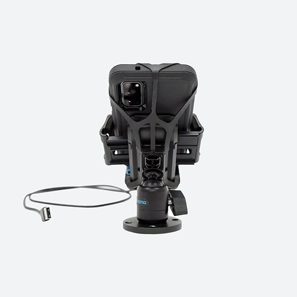 Gamber Johnson Universal Phone Charging Cradle w/ Zirkona Joiner and Round Base 7170-0948