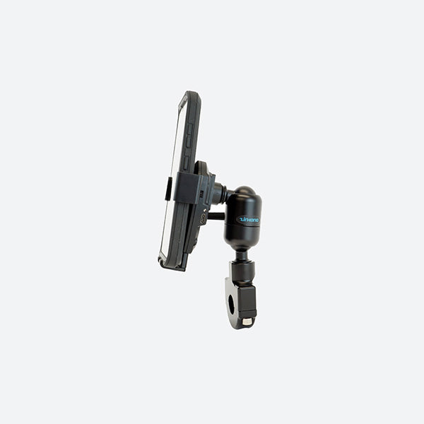 Gamber Johnson Wireless Charging Phone Cradle w/ Zirkona Joiner and 7/8 Round Clamp 7170-0952