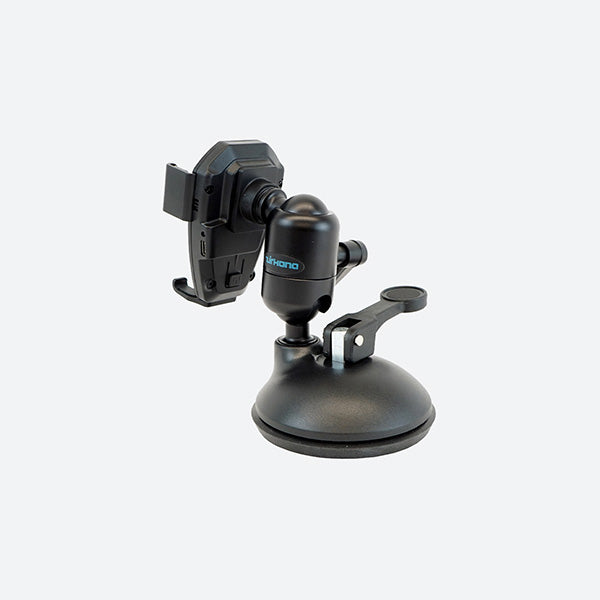 Gamber Johnson Wireless Charging Phone Cradle w/ Zirkona Joiner and Small Suction Cup 7170-0954