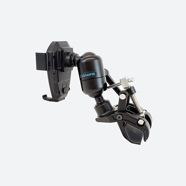 Gamber Johnson Wireless Charging Phone Cradle w/ Zirkona Joiner and Screw Clamp 7170-0957