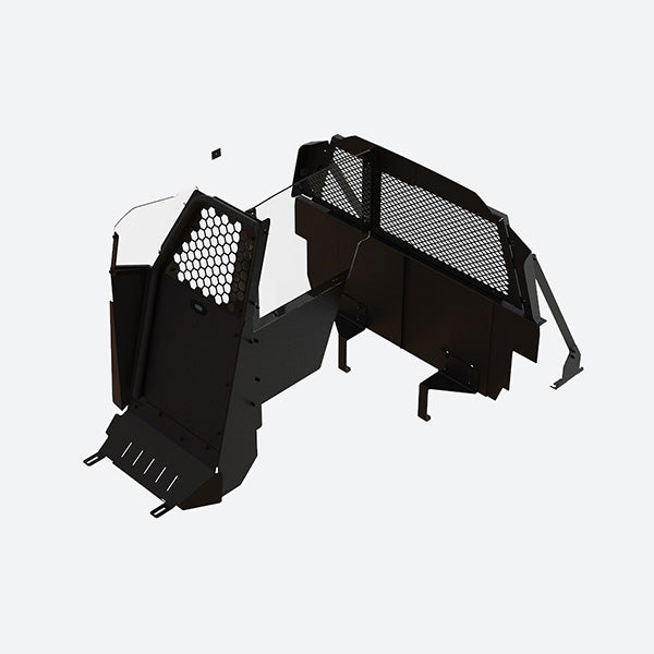 Gamber Johnson 2020+ Ford Police Interceptor Utility Single Cell Prisoner Partition for OEM w/ Steel Mesh Cargo Partition 7170-0982-02