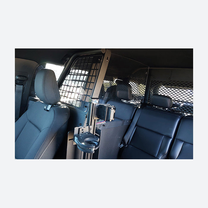 Gamber Johnson 2020+ Ford Police Interceptor Utility Single Cell Prisoner Partition for OEM w/ Steel Mesh Cargo Partition 7170-0982-02