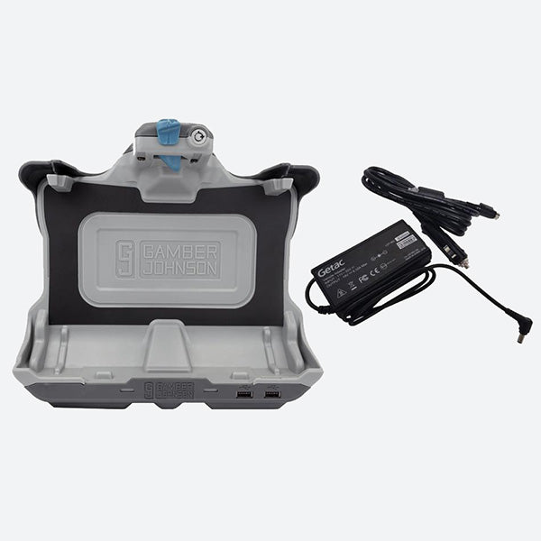Gamber Johnson Getac UX10 Tablet Cradle w/ 120W Auto Power Adapter 7170-0997