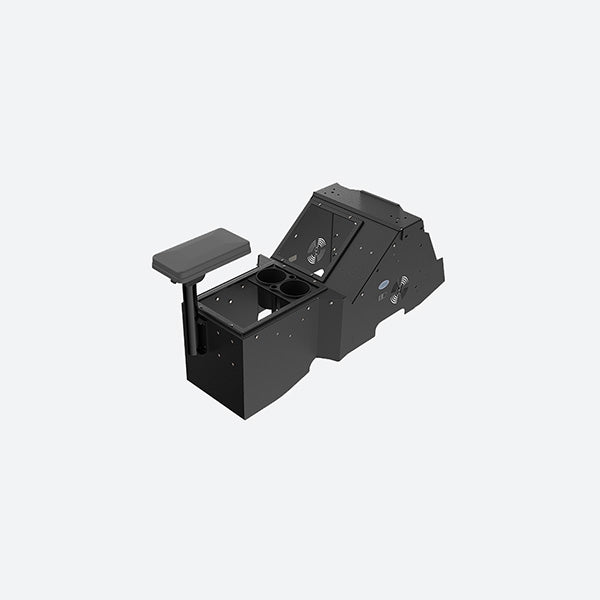 Gamber Johnson 2021+ Ford F-150 Wide-To-Narrow Console w/ Cup Holder and Tall Armrest 7170-1077-01