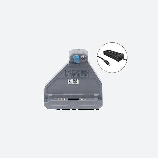 Gamber Johnson Getac ZX80 Tablet Cradle w/ Tri RF and 11-16V LIND USB-C Power Adapter 7170-1089-03