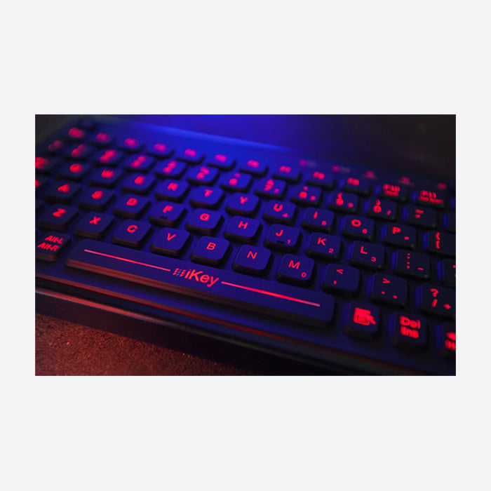 Gamber Johnson iKey Rechargeable Bluetooth Keyboard for Windows/Android/iPad 7300-0029