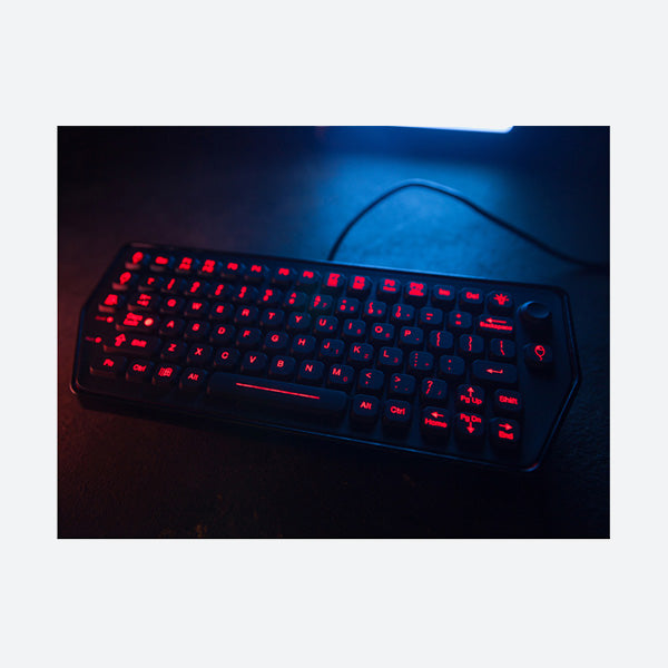 Gamber Johnson iKey Mobile Backlit Keyboard w/ Force Sensing Resistor 7300-0171