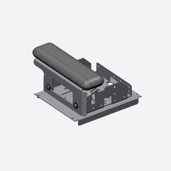 Havis Brother RuggedJet 4200 Series Printer Mount and Short Armrest C-ARPB-140