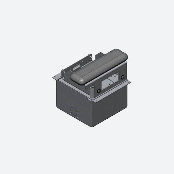 Havis Brother RuggedJet 4200 Series Printer Mount with Accessory Pocket and Short Armrest C-ARPB-144