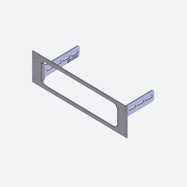 Havis 1-Piece Equipment Mounting Bracket, 2.5-in. Mounting Space, Fits Motorola CDM 750, 1250, 1550 C-EB25-CDS-1P