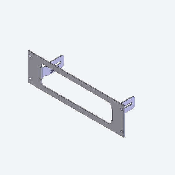 Havis 1-Piece Equipment Mounting Bracket, 2.5-in. Mounting Space, Fits Kenwood TK-8180, TK-7180, TK-7160, TK-8160 C-EB25-T81-1P