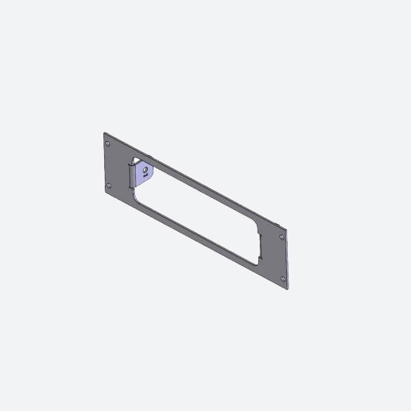 Havis 1-Piece Equipment Mounting Bracket, 2.5-in. Mounting Space, Fits Whelen TACTL5 & TACTL6 C-EB25-WTA-1P