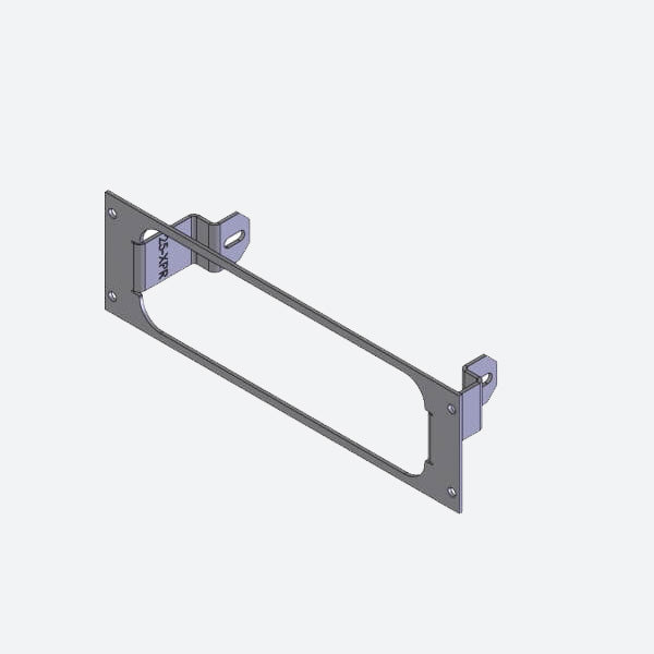Havis 1-Piece Equipment Mounting Bracket, 2.5-in. Mounting Space, Fits Motorola XPR4350, XPR4380, XPR4550, XPR4580 & XPR5550 remote radios C-EB25-XPR-1P