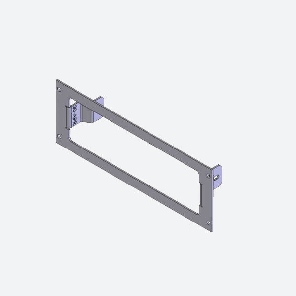 Havis 1-Piece Equipment Mounting Bracket, 3-in. Mounting Space, Fits Motorola APX-4500 Remote Radio C-EB30-APR-1P