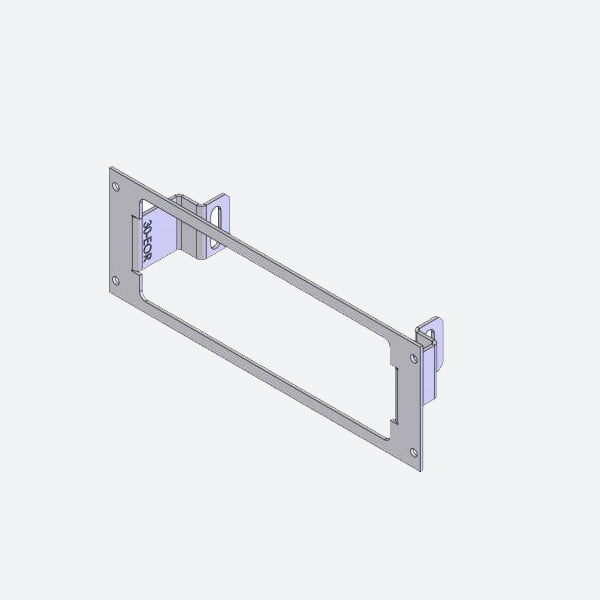 Havis 1-Piece Equipment Mounting Bracket, 3-in. Mounting Space, Fits M/A-COM M-7100, M/A-COM / Com-Net/ Ericsson/ GE Orion 2 Pc. C-EB30-EOR-1P
